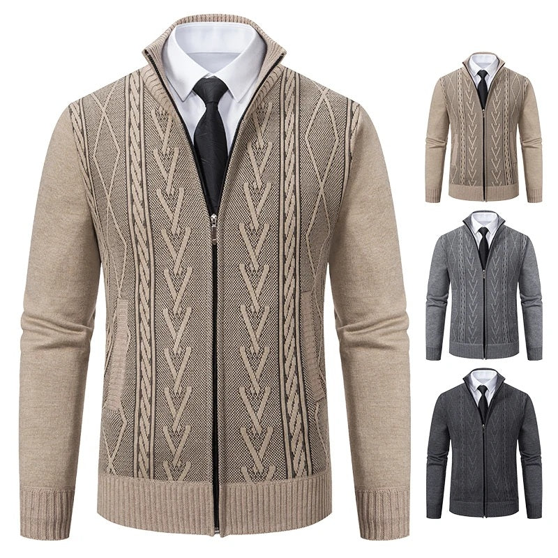 Aaron - Cashmere Padded Sweater Coat