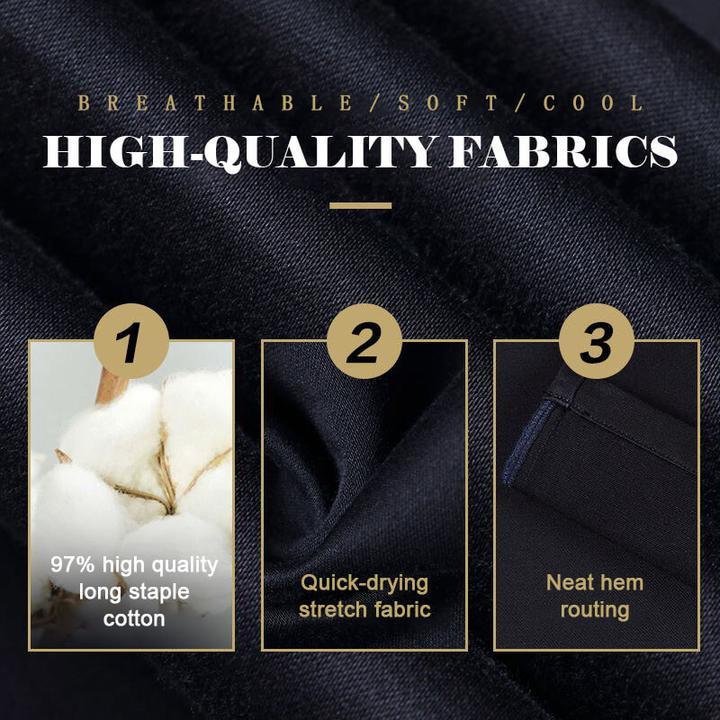 Classic men's trousers with good elasticity