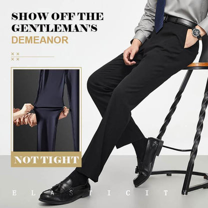 Classic men's trousers with good elasticity