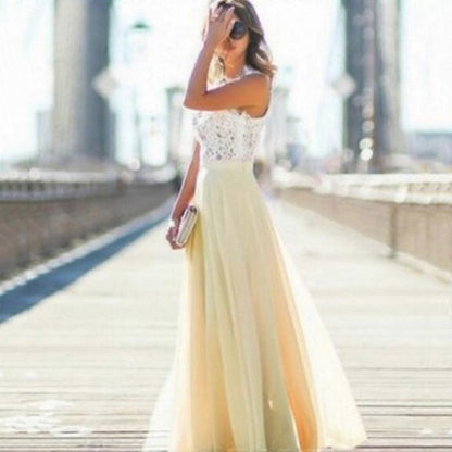 Siegrid - Sleeveless stylish summer dress made of lace