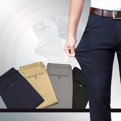 Classic men's trousers with good elasticity