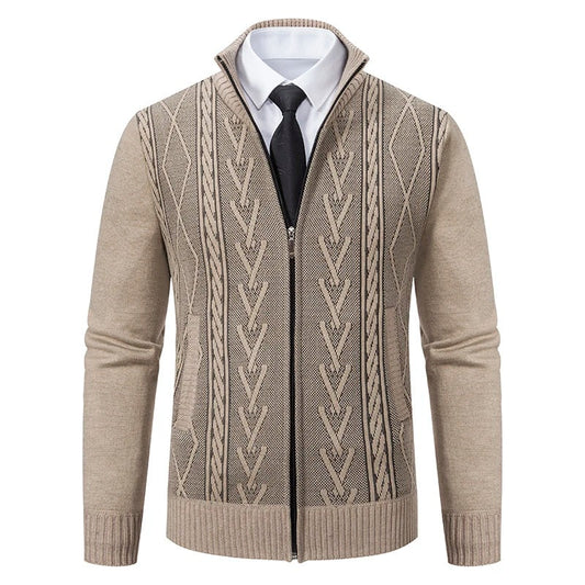 Aaron - Cashmere Padded Sweater Coat
