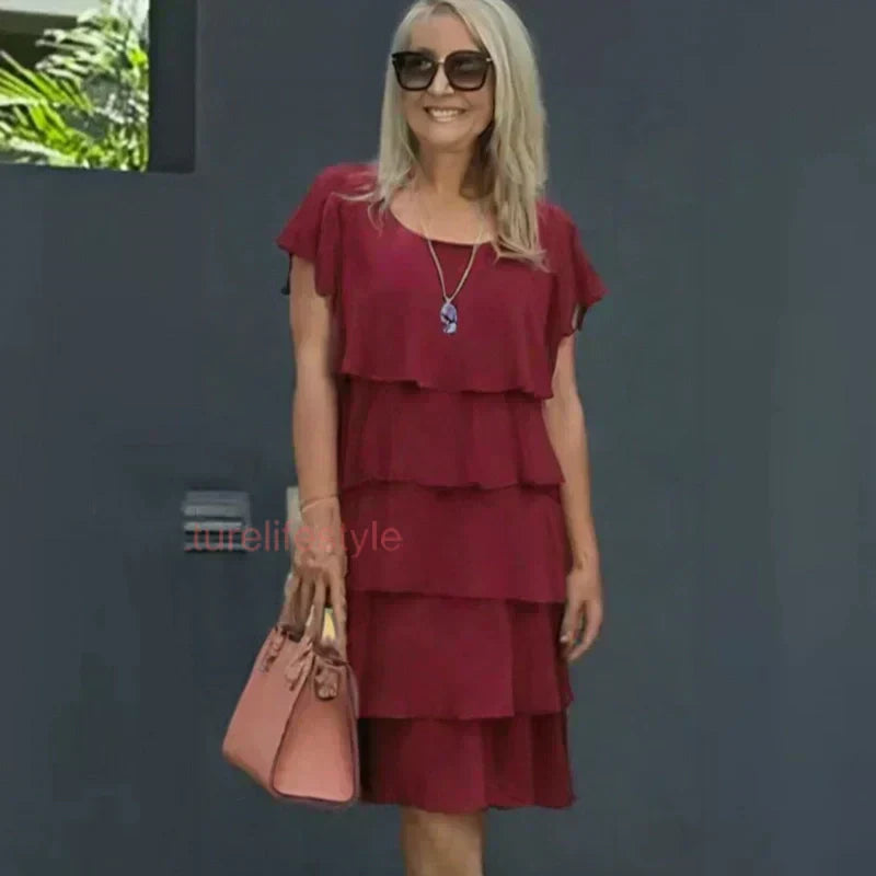 Riza Comfortable Loose Layer Dress